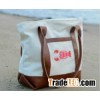 Lobster needlepoint handbag tote bag