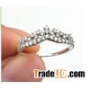 2015 New Zircon Micro Inlay Wedding Ring
