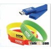 Silicon USB Bracelet with Custom Logo/silicone usb bracelet