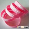 customized silicone debossed logo bracelets silicone wrist b