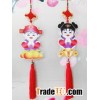 Wedding Gift Pairs ornament with happy wishes