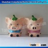 pink piggy shape saving box
