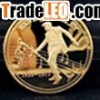 Excellent Elvis Presley gold-plated medal Elvis Presley souv