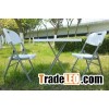 cheap outdoor plastic used metal folding chair