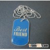 metal alloy dog tag printing custom logo