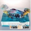 colored glaze feng shui jade ruyi for car crystal decoration