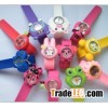 animal shape kids slap watch / silicone watch slap band