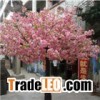 Artificial pink cherry tree