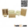 1/12 doll house miniature furniture wooden living room set