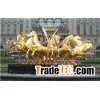 bronze horse chariot sculpture