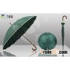 16k Ribs 16k Ribs Wooden Straight Umbrella wi with Auto Open