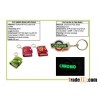 PVC Memo Book Keychain