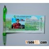 plastic promotion banner pen