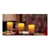 Iron Vines candle holder w/ led real flicker candle