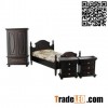 1/12 scale dollhouse miniature mahogany vintage bedroom set