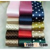 38mm printed satin ribbon with dots