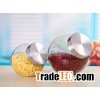3pcs of large glass containers with blackboard decal