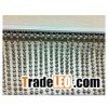 faceted ball chain curtain