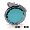 crystal compact mirror with laser logo