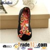 Suede Fabric Bowknot Dance Shoes