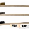 Nylon Bristle Wooden Handle Wire Brush