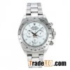Automatic Rolex Daytona Replica Watch With White Dial