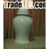white colored glaze porcelain general jar