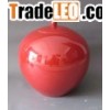 red colored glaze porcelain jar