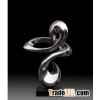 mirror polished stainless steel sculpture