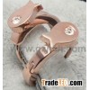 Fashion simple design 316 stainless steel rose gold plated e