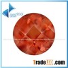 3mm Round Cubic Zirconia Light Orange Jewellery Stone