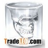 Glass-Skull, shotglass, two piece glass, glass 1