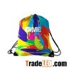 Latest Promotional Products Recycle Zipper Pocket Drawstring Bag