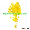 Yellow water beads