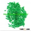Green color water beads