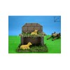 Wholesale of  Christmas nativity scene,plus polyresin deers