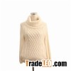 Woollen Acrylic Turtle-neck Sweater