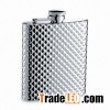 Barware Hip Flask with 6oz Capacity/Volume, Measures 96 x 21
