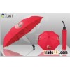 Three Folding Semi-Automatic Umbrella