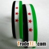 free syria flag wristbands syria promotional gifts