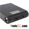 18650 Polymer Battery LCD Power Bank 10400mah