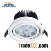 9W Swived High Power LED Down Light With Cree Ra>82  Powerful LED 25 Degree Beam Angle