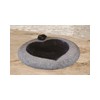 garden heart shape stone birdbath