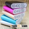 18650 Polymer Battery Aluminum Power Bank 10400mah