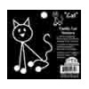Window Sticker/Window Decal -- Cat