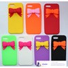 silicone bowknot protective case for iphone 5