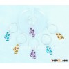 shoes shape wine glass charm