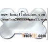 stainless steel dog tag, bone shaped dog tag