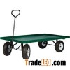 Metal Deck Garden Cart
