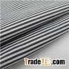 Yarn Dyed Black And White Stripe Cotton Fabric
